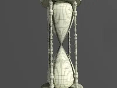 Hourglass Classic 3D model