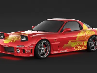Mazda RX-7 3D model