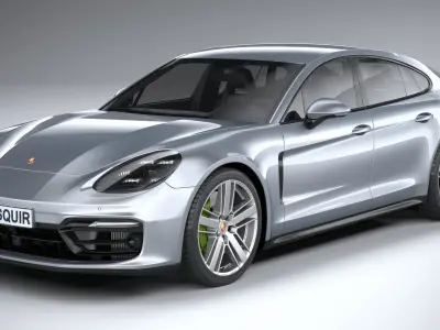 Porsche Panamera 4 E-Hybrid 2021 3D model