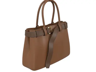 Prada Buckle Bag Low-poly 3D model