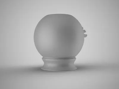 Abstract Eye Pencil Holder 3D print model