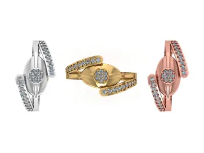Engagement Ring Free 3D print model 25