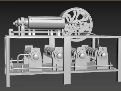 STEAM GENERATOR 3D model by 3d-magic-adventure