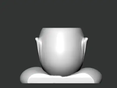 Face Vase Bored Elf for 3D print 3D print model
