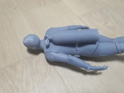 skin scuba 3D print model