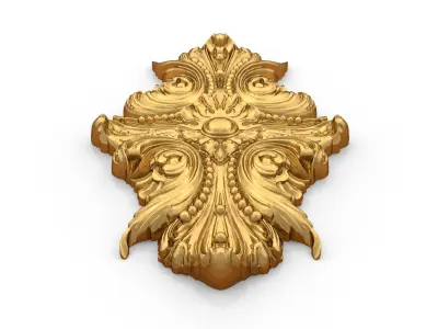 Classic decor ornament 295 3D model