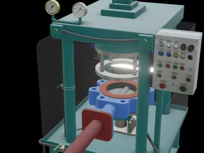 Butterfly Valve 3D model