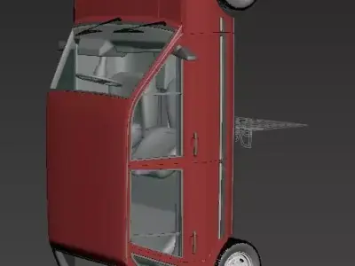 Volkswagen Santana CN-spec 1985 3D model 3D model