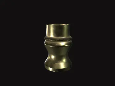 Vase V05 Low-poly 3D model