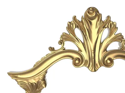 Carved Picture Frame 3D model