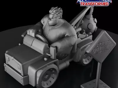 WRECK IT RALPH - SONIC and ALL-STARS RACING TRANSFORMED 3D print model
