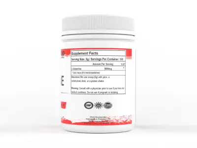 Protein Powder 3D model