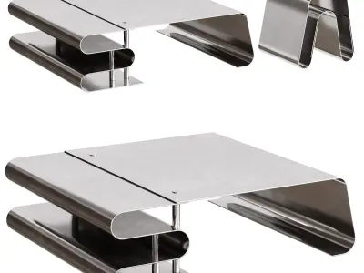 Dune tables and coffee tables 3D model