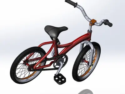 Bicycle 3D model 20