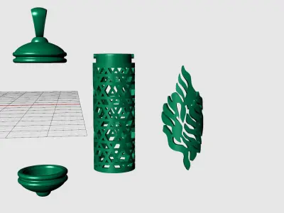  Shema Mezuzah Pendant 2 Sizes 3D print model