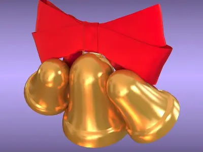 Christmas Holiday Bells 3D model