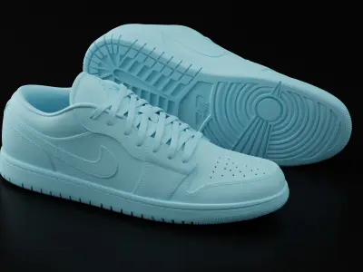 Air Jordan 1 Low Shoe 3D print model