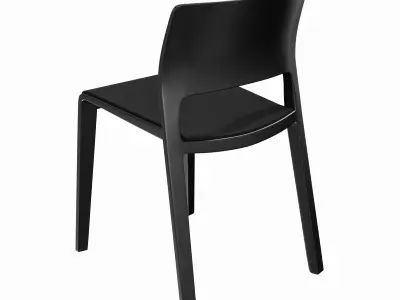 Juno Chair - Colors Black - White - Taupe Low-poly 3D model
