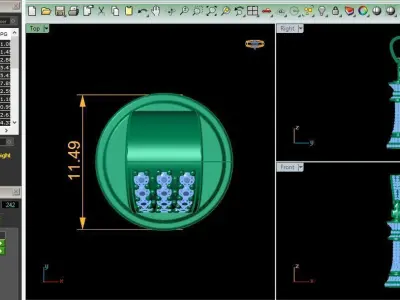 Luxury Fancy Pendents 3D print model