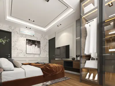 Interior Apartment Gp Slipi 3D model