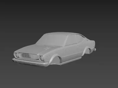 Toyota Corolla SR5 1976 Body For Print 3D print model