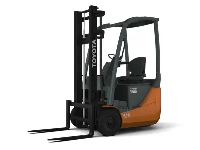 Toyota Triago 48-V forklift 3D model