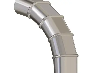 HVAC Oval Elbow Air Duct 3D print model