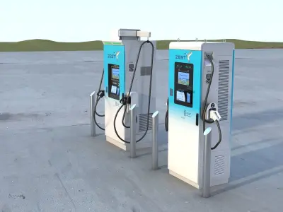 ZEST Charging Station 3D model