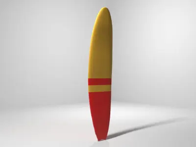 Surfboard - Type 2 3D model