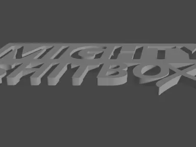 Car Badge - Mighty Shitbox 3D print model