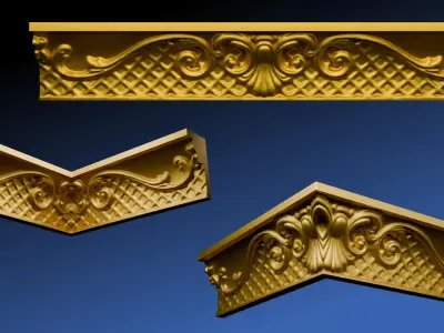 Cornice Molding 3D model