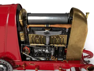 Engine Fiat S76 Beast of Turin  3D model