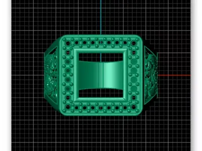 free man jewelry ring free stl obj 3dm  Free 3D print model