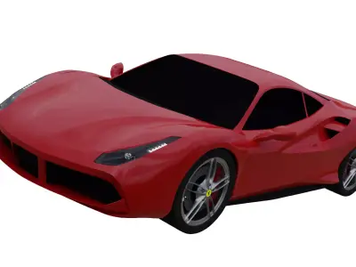 Ferrari 488 3D model