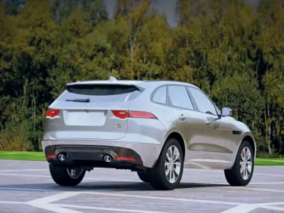 Jaguar F-Pace S 2017 3D model