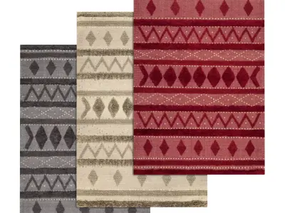 Rug Set 1450 3D model