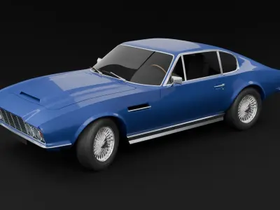 Aston Martin DBS 1970 3D model