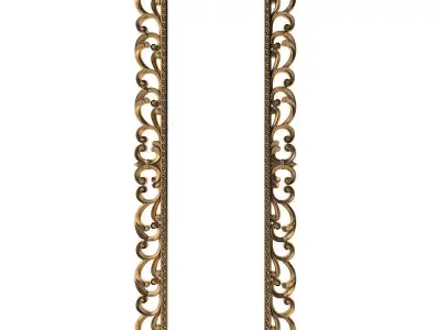 Mirror gold 3D model