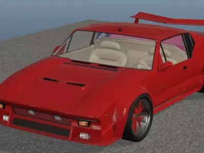1971 Pantera - High Poly 3D model
