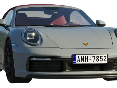 Porsche 911 carrera Cabriolet 2019 3D model