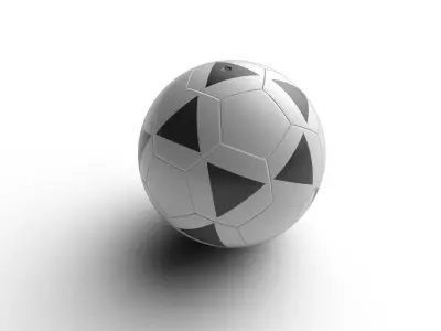 Soccer Ball  M06 Low-poly 3D model