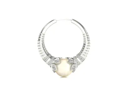 pearl earring 3D print model