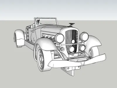 Duesenberg SJ Speedster 3D print model