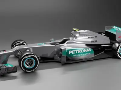 Mercedes F1 W03 2012 3D model