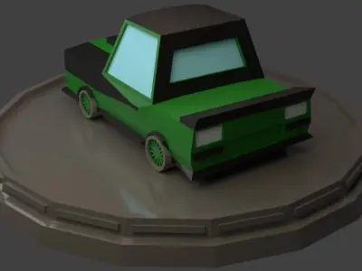 Low Poly Racing Car Low-poly 3D model buy