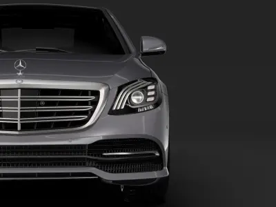 Mercedes Benz S 560 Lang V222 2018 3D model