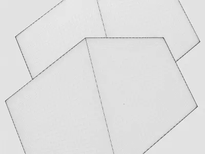 Carpet RD Grid Kilim by Amini 305x370 cm  3D model