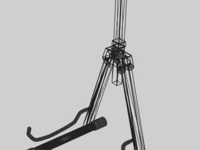 Guitar stand Free 3D model