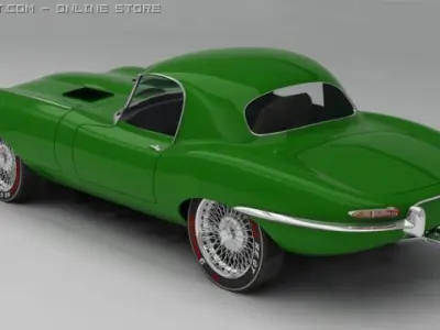 Jaguar Etype 3D model
