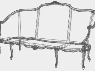 Carved canape for cnc 19 3D model